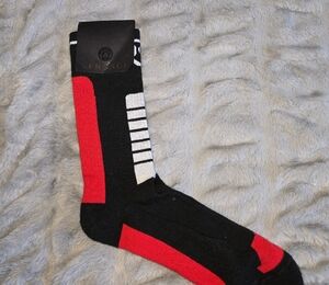 Versace Athletic Socks in Black, Red, and White